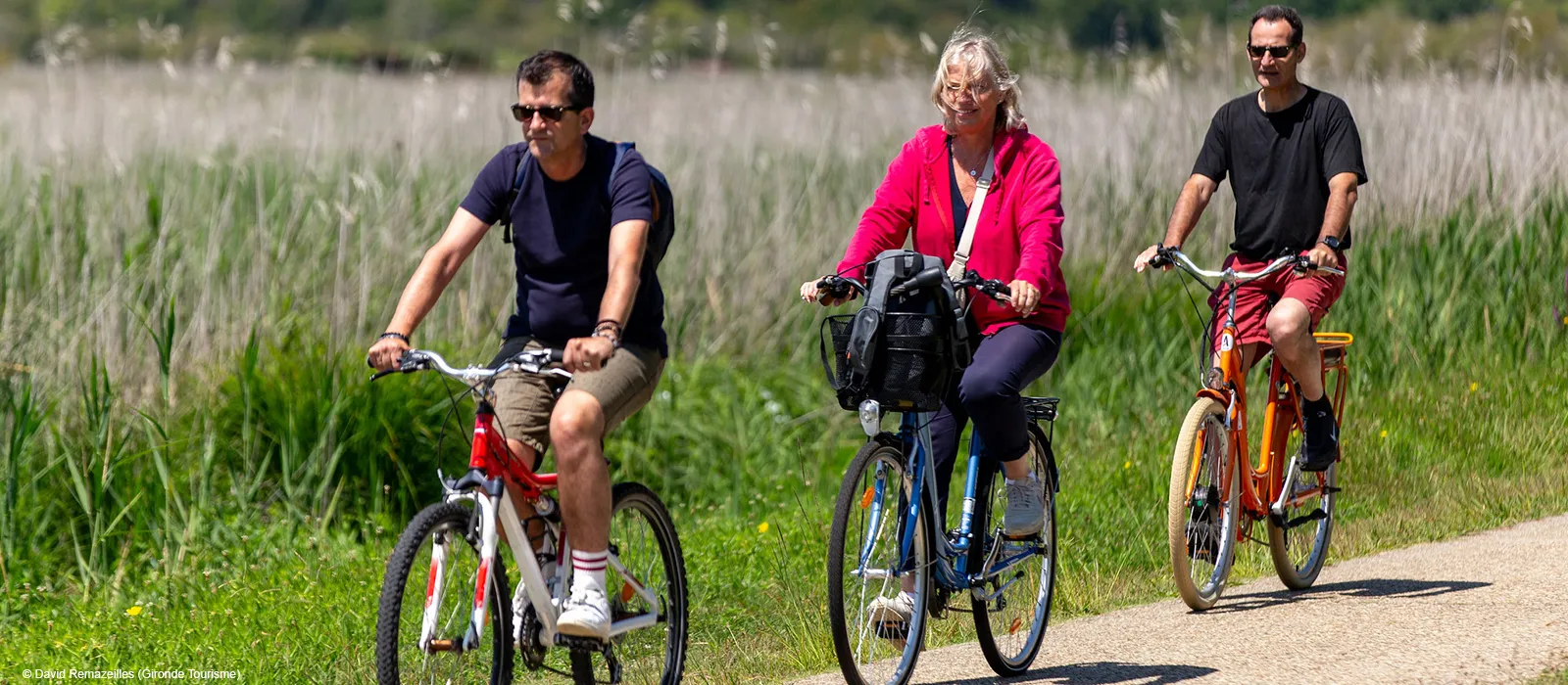 Balades en vélo, au départ du Camping Mayan-Montalivet en Gironde