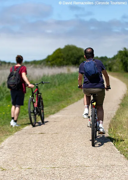 Balade en vélo autour des marais de la Perge