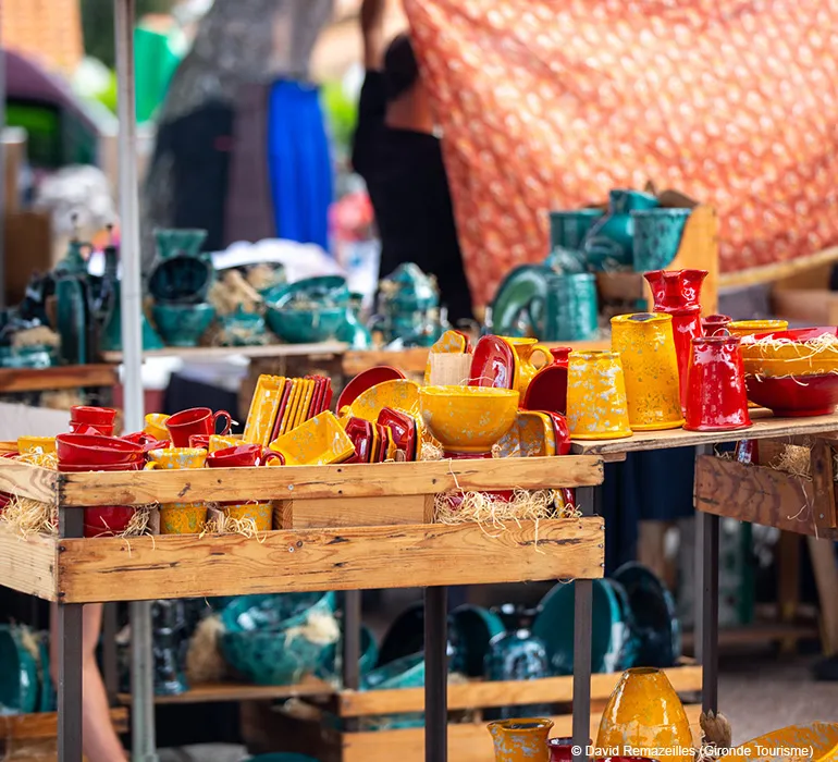 Marché de Vendays-Montalivet en Gironde
