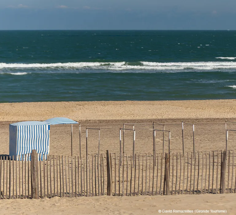 Plage de Soulac-sur-Mer en Gironde