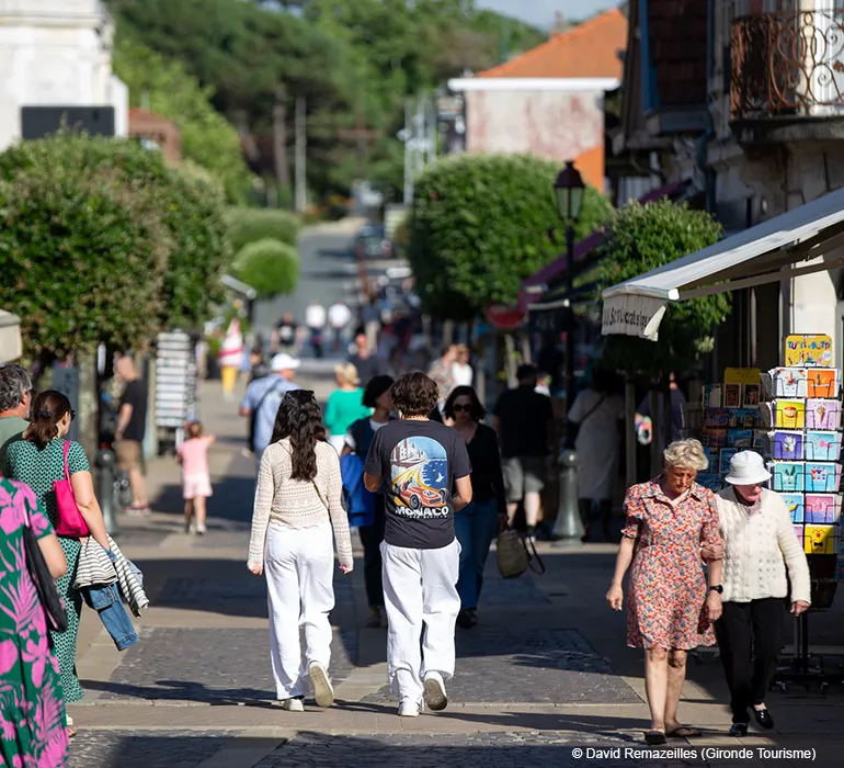 Rue Soulac-sur-Mer en Gironde